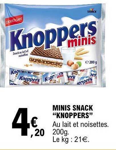 MINIS SNACK "KNOPPERS"