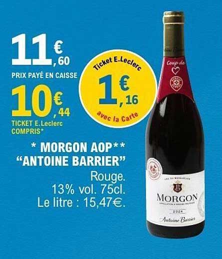 MORGON AOP** "ANTOINE BARRIER"