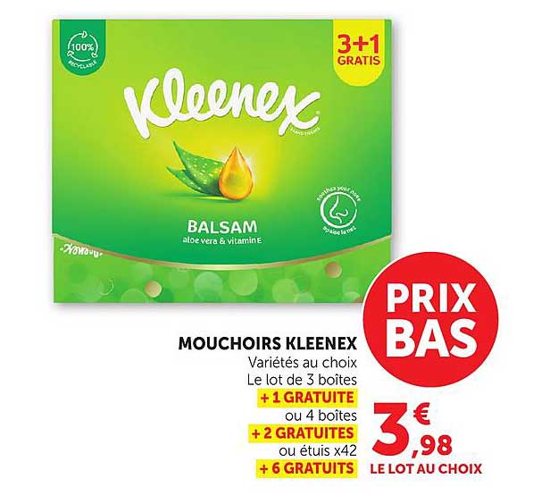 MOUCHOIRS KLEENEX
