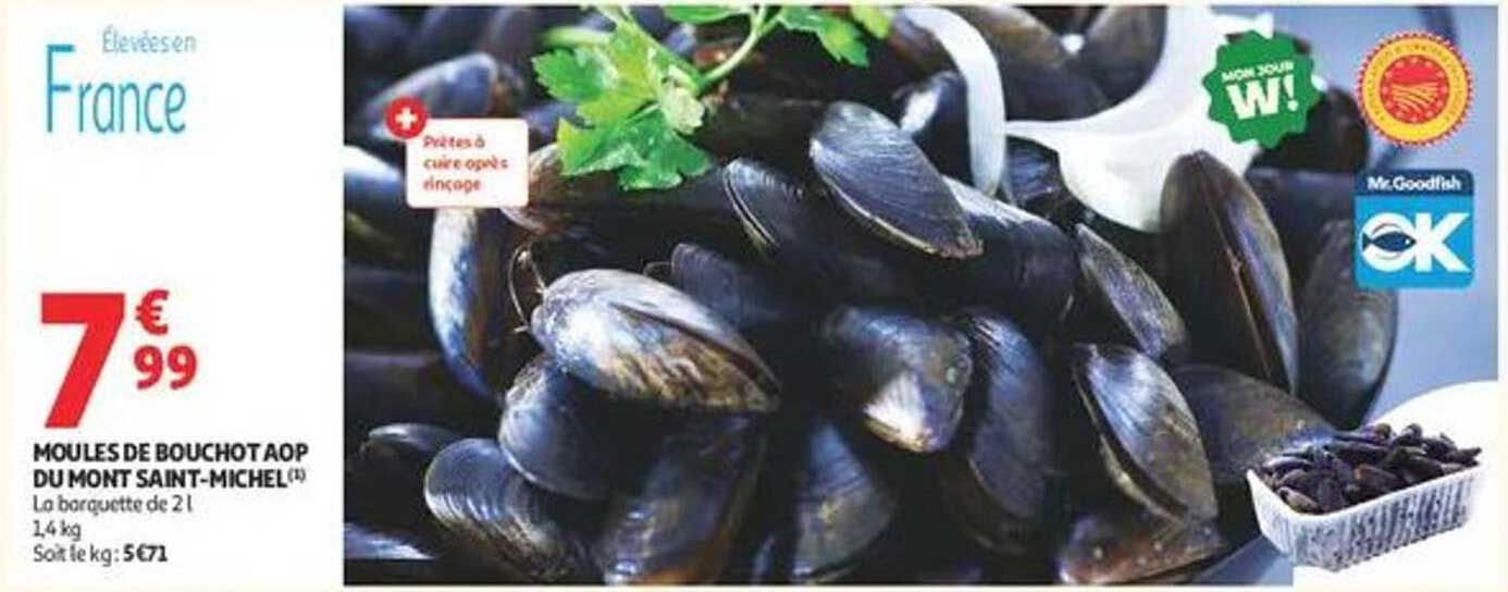 MOULES DE BOUCHOT AOP DU MONT SAINT-MICHEL