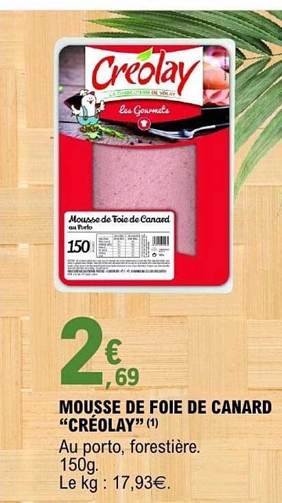 MOUSSE DE FOIE DE CANARD "CREOLAY" (1)