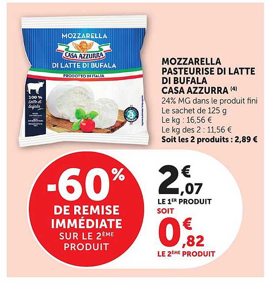 MOZZARELLA PASTEURISÉE DE LAIT DE BUFALA CASA AZZURRA (4)