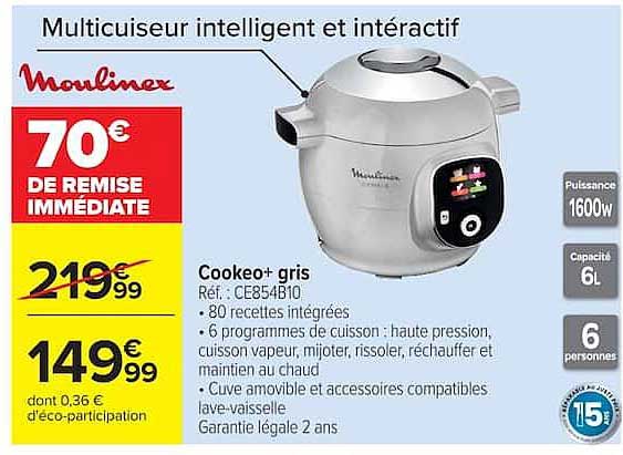 Multicuiseur intelligent et interactif
