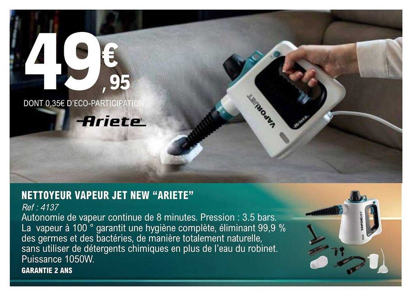 NETTOYEUR VAPEUR JET NEW “ARIETE”