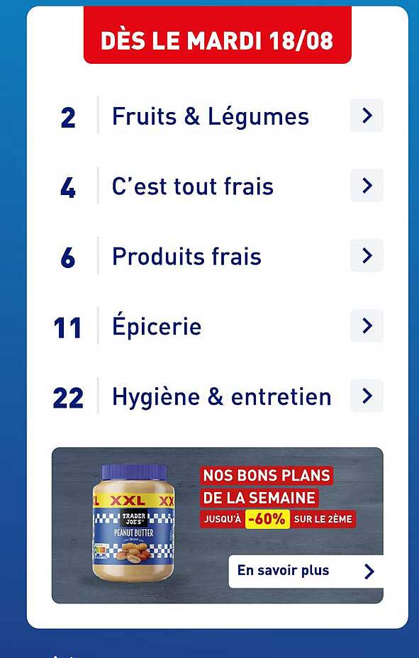 NOS BONS PLANS DE LA SEMAINE