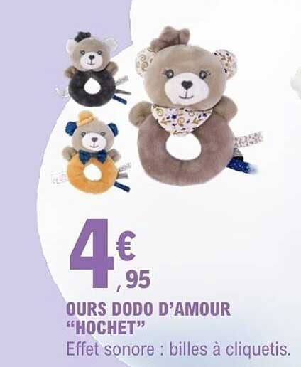 OURS DODO D’AMOUR “HOC HET”