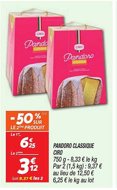 PANDORO CLASSIQUE CIRO