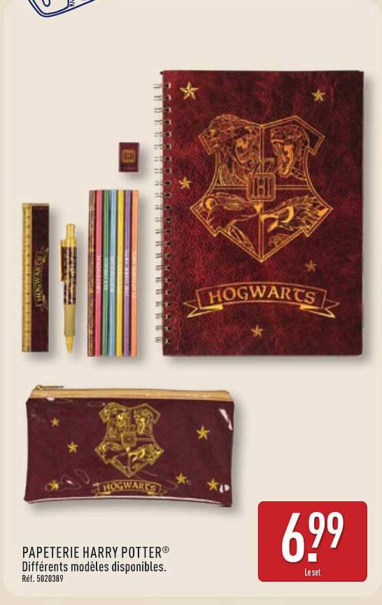 PAPETERIE HARRY POTTER® Différents modèles disponibles.