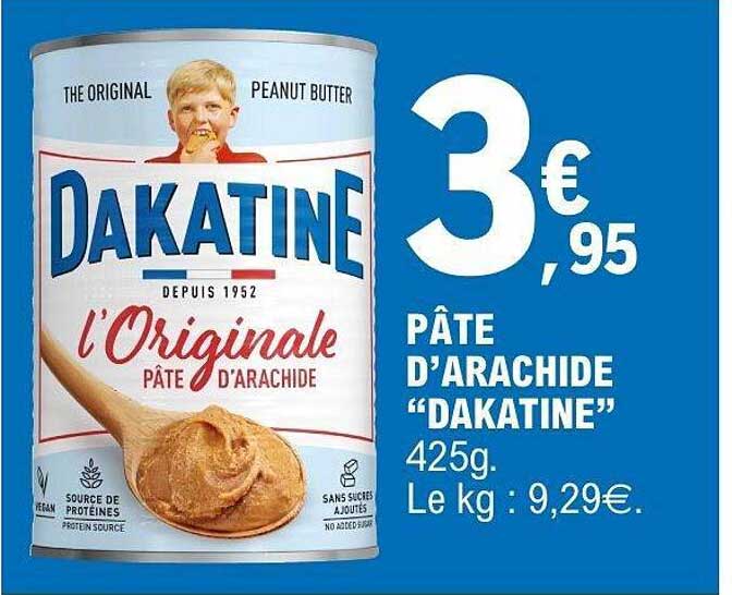 PÂTE D'ARACHIDE “DAKATINE” 425g