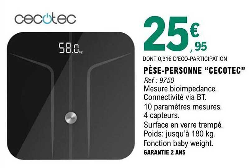 PÈSE-PERSONNE “CECOTEC”