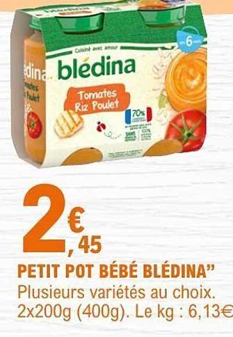 PETIT POT BÉBÉ BLÉDINA