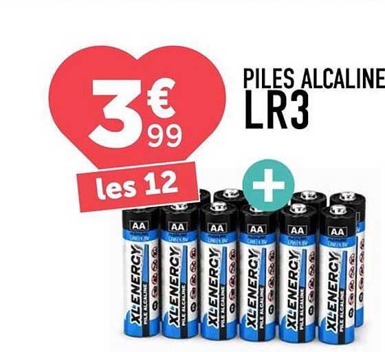 PILES ALCALINE LR3