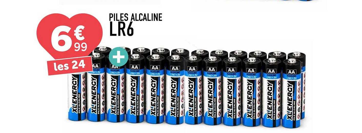 PILES ALCALINE LR6