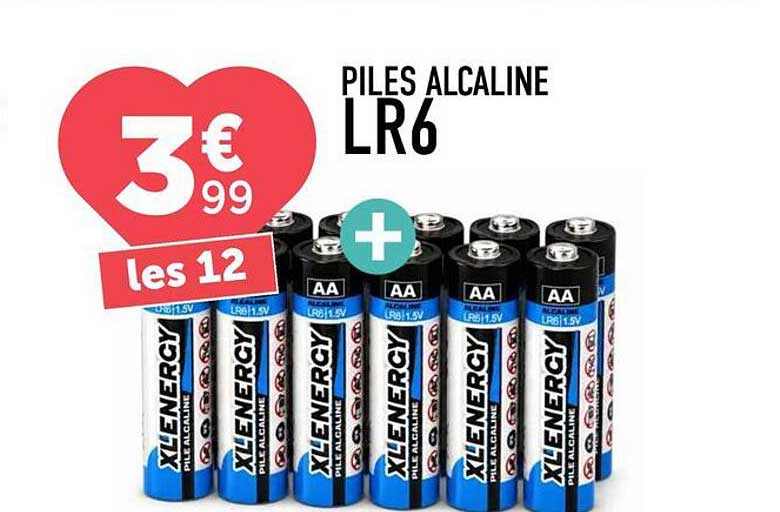 PILES ALCALINE LR6