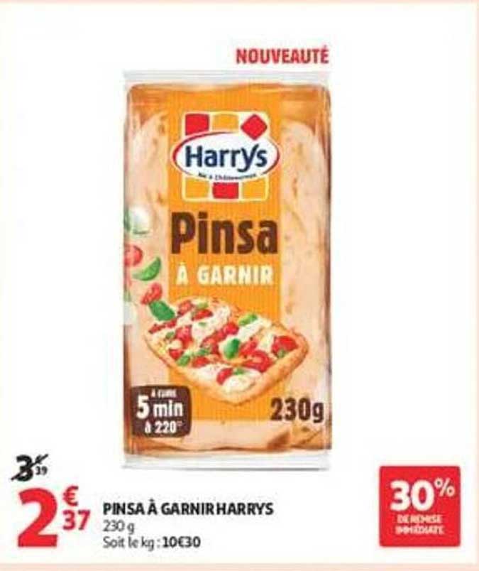 PINSA À GARNIR HARRY’S