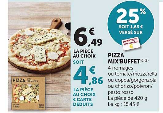 PIZZA MIX'BUFFET(6)(E)