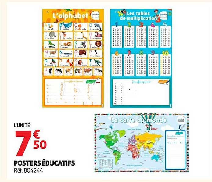 POSTERS ÉDUCATIFS Réf. 804244