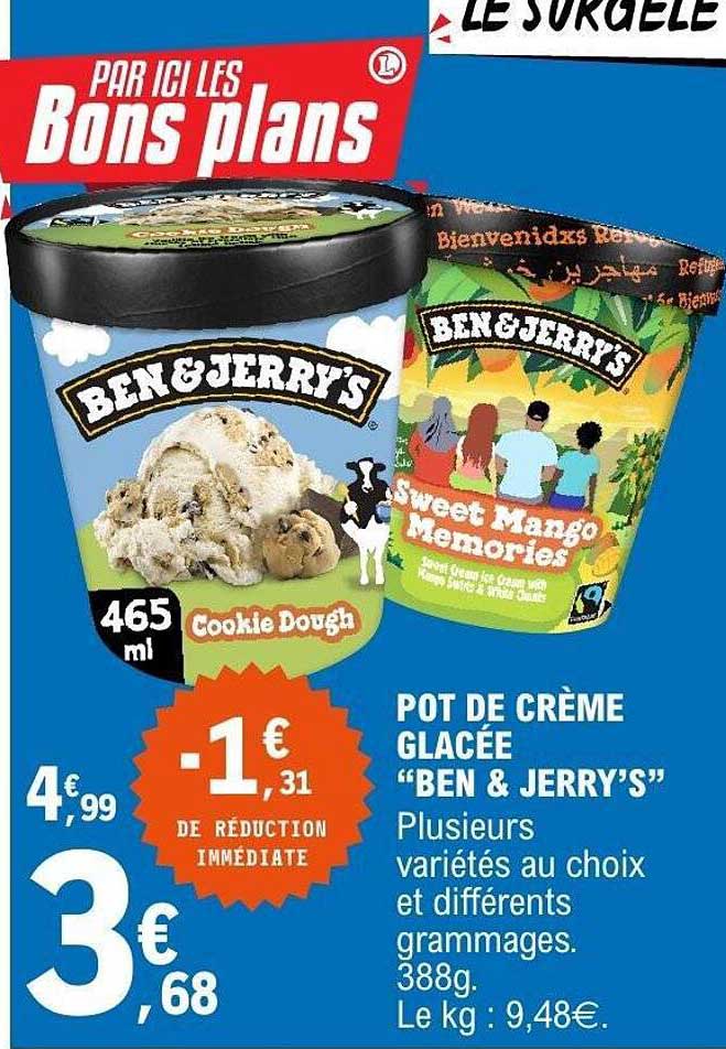 POT DE CRÈME GLACÉE “BEN & JERRY’S”