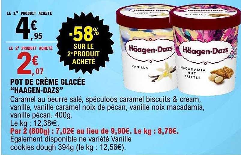 POT DE CRÈME GLACÉE “HAAGEN-DAZS”