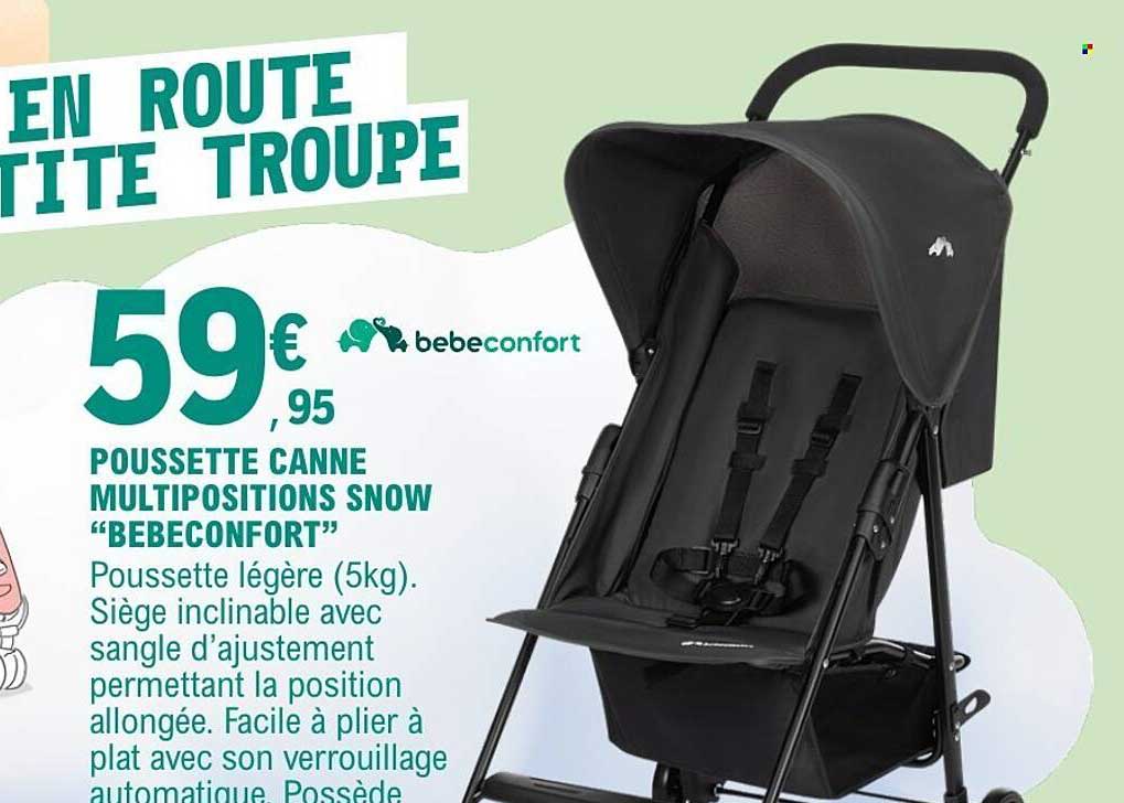 POUSSETTE CANNE MULTIPOSITIONS SNOW “BEBECONFORT”