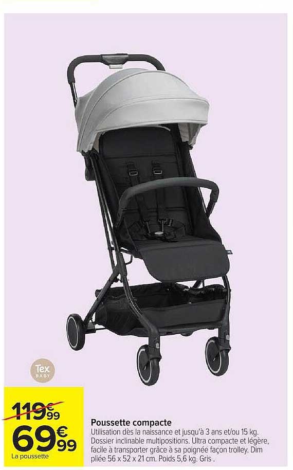 Poussette compacte
