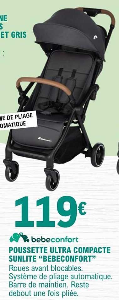 POUSSETTE ULTRA COMPACTE SUNLITE “BEBECONFORT”