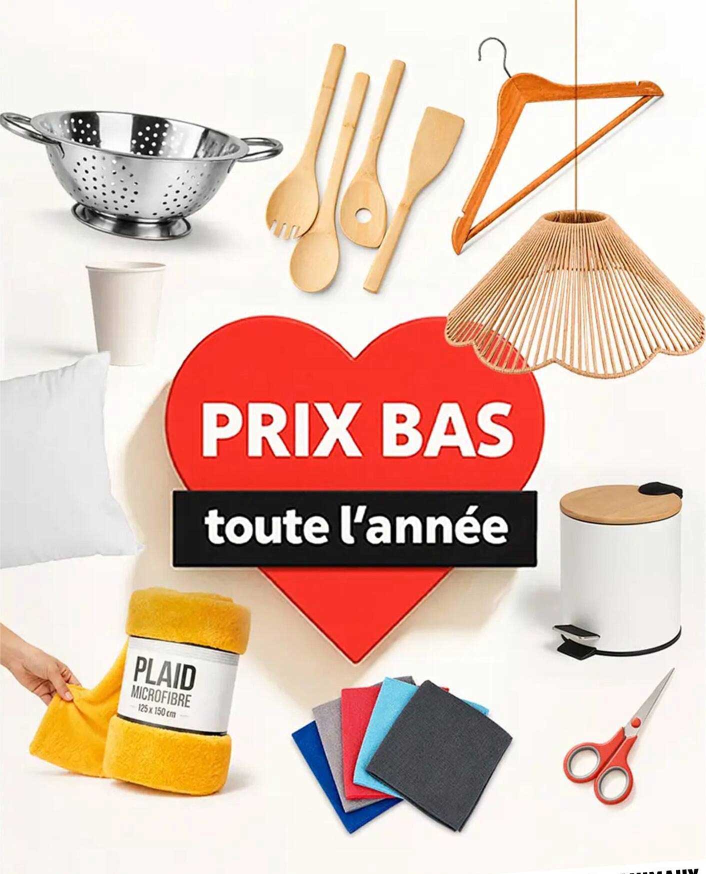 PRIX BAS toute l’année