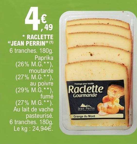 RACLETTE "JEAN PERRIN"