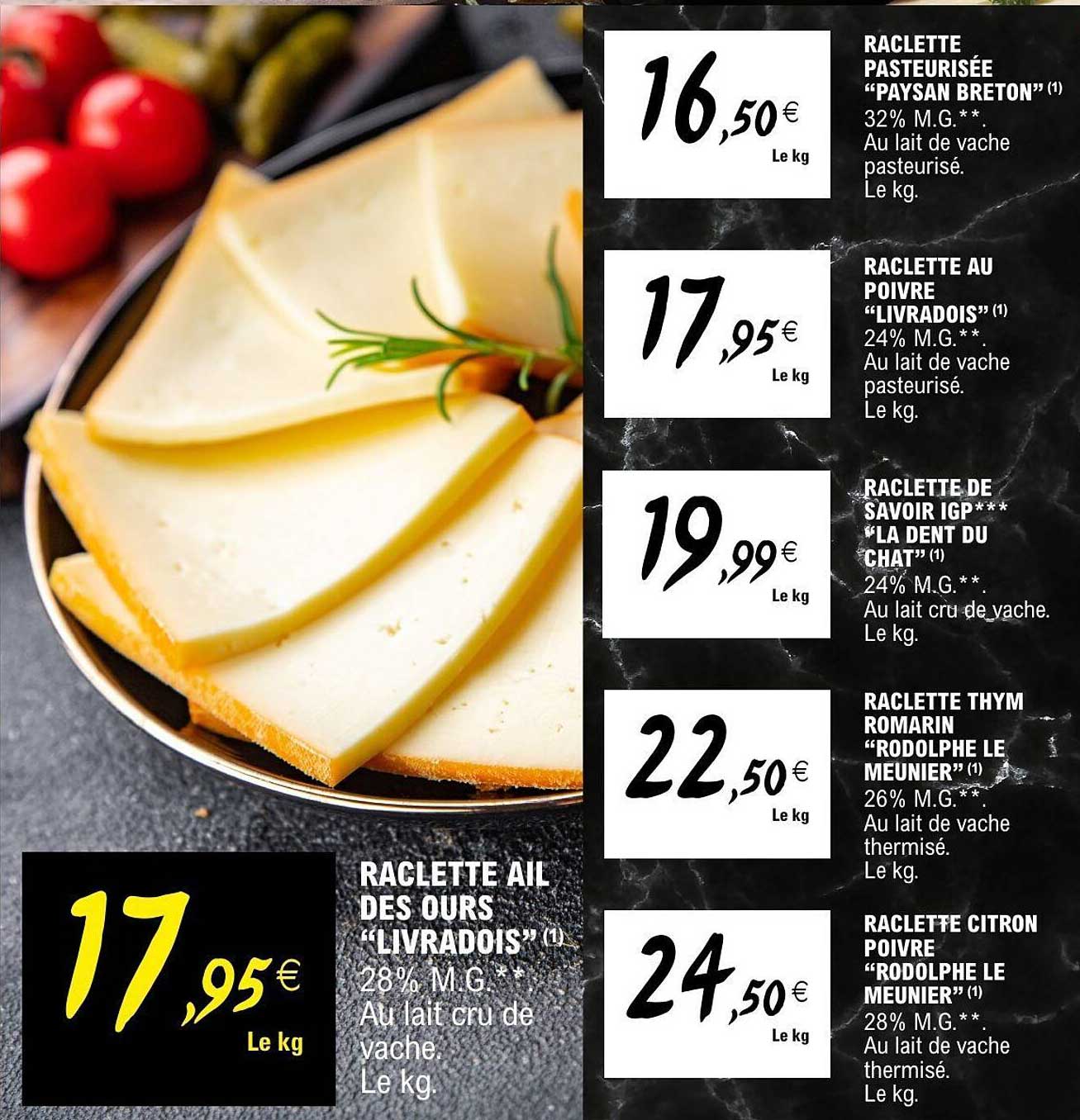 RACLETTE PASTEURISÉE “PAYSAN BRETON”