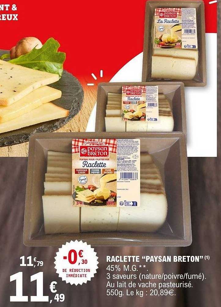 RACLETTE “PAYSAN BRETON”