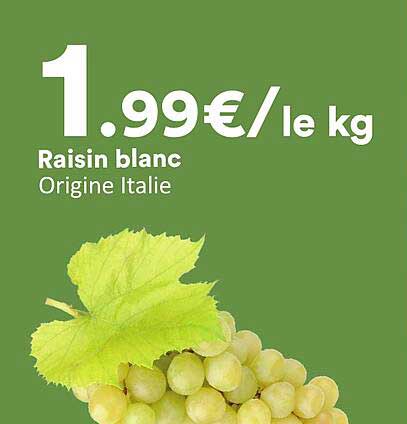 Raisin blanc