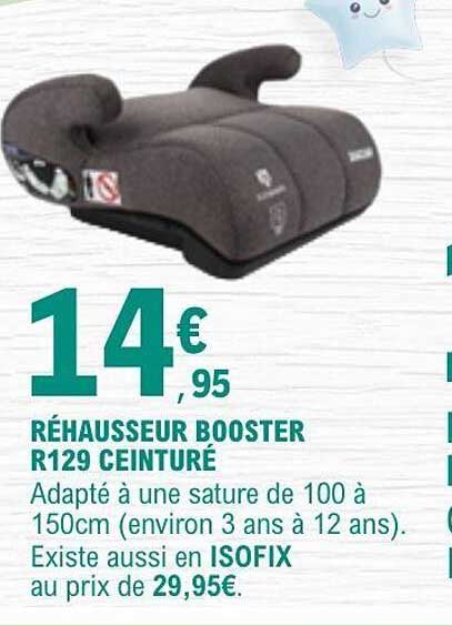 RÉHAUSSEUR BOOSTER R129 CEINTURÉ