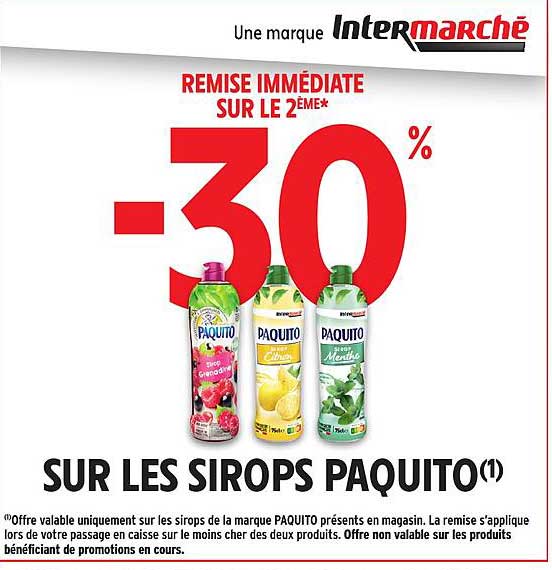 REMISE IMMÉDIATE SUR LE 2ÈME*