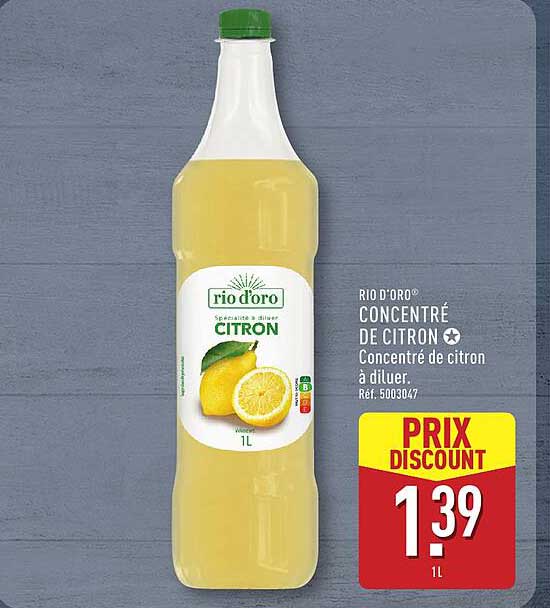RIO D'ORO® CONCENTRÉ DE CITRON