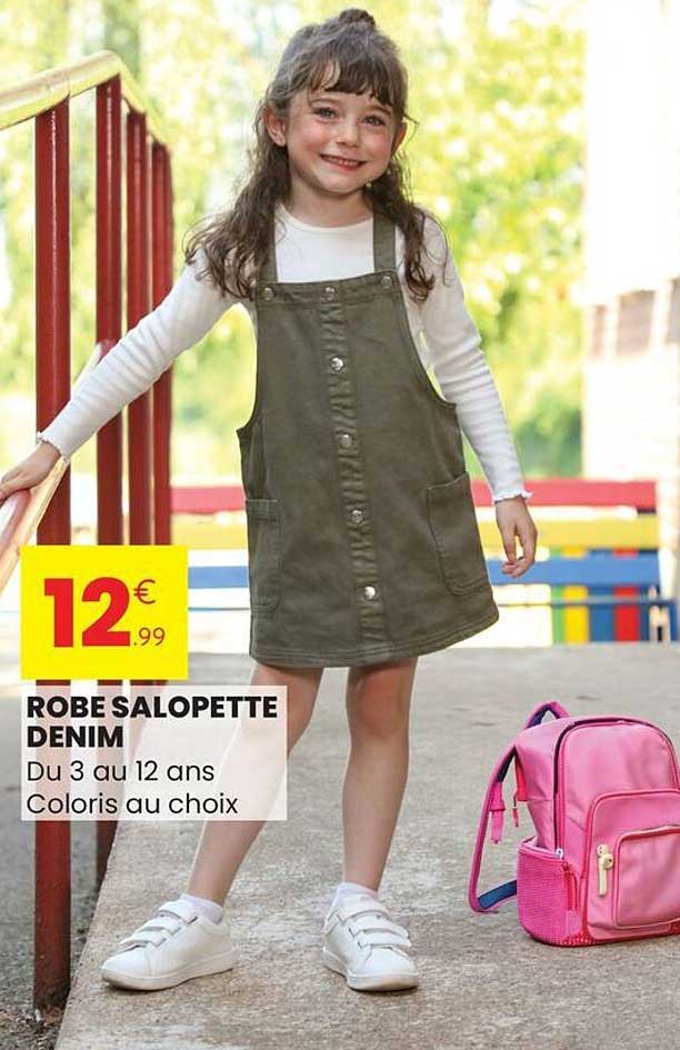 ROBE SALOPETTE DENIM