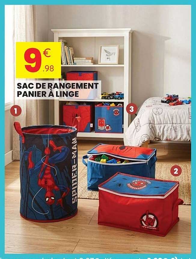 SAC DE RANGEMENT PANIER À LINGE