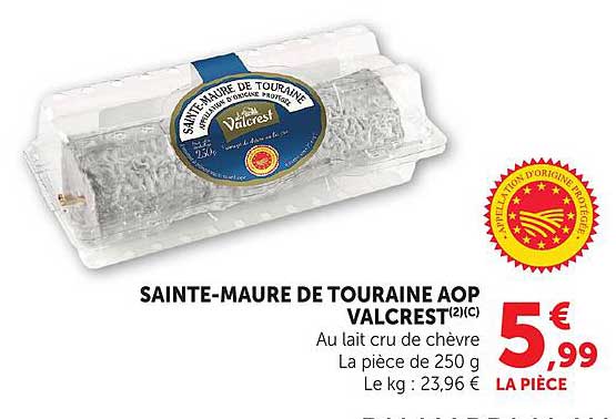 SAINTE-MAURE DE TOURAINE AOP VALCREST