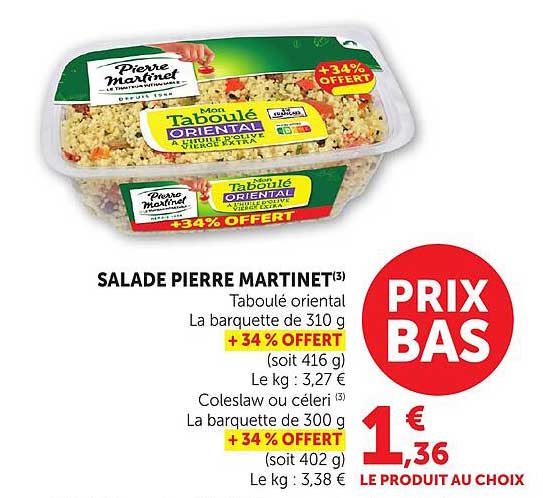 SALADE PIERRE MARTINET