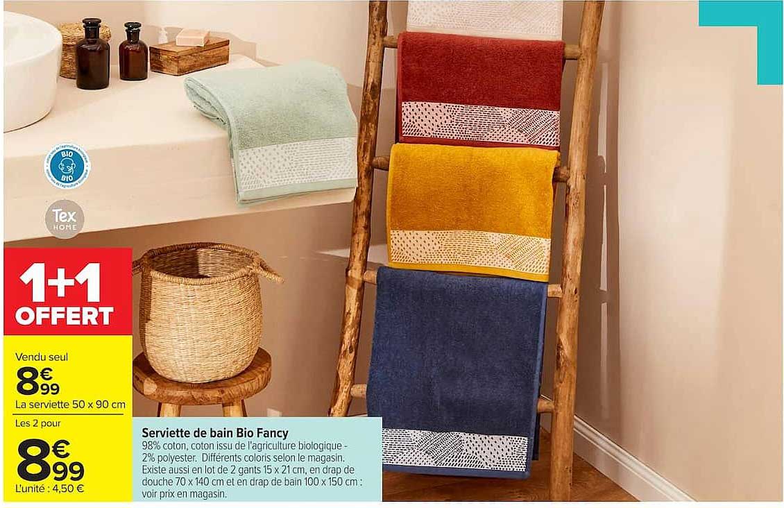 Serviette de bain Bio Fancy