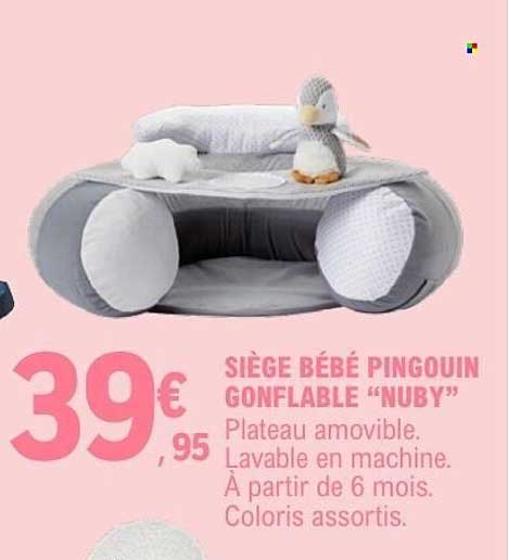 SIÈGE BÉBÉ PINGOUIN GONFLABLE “NUBY”