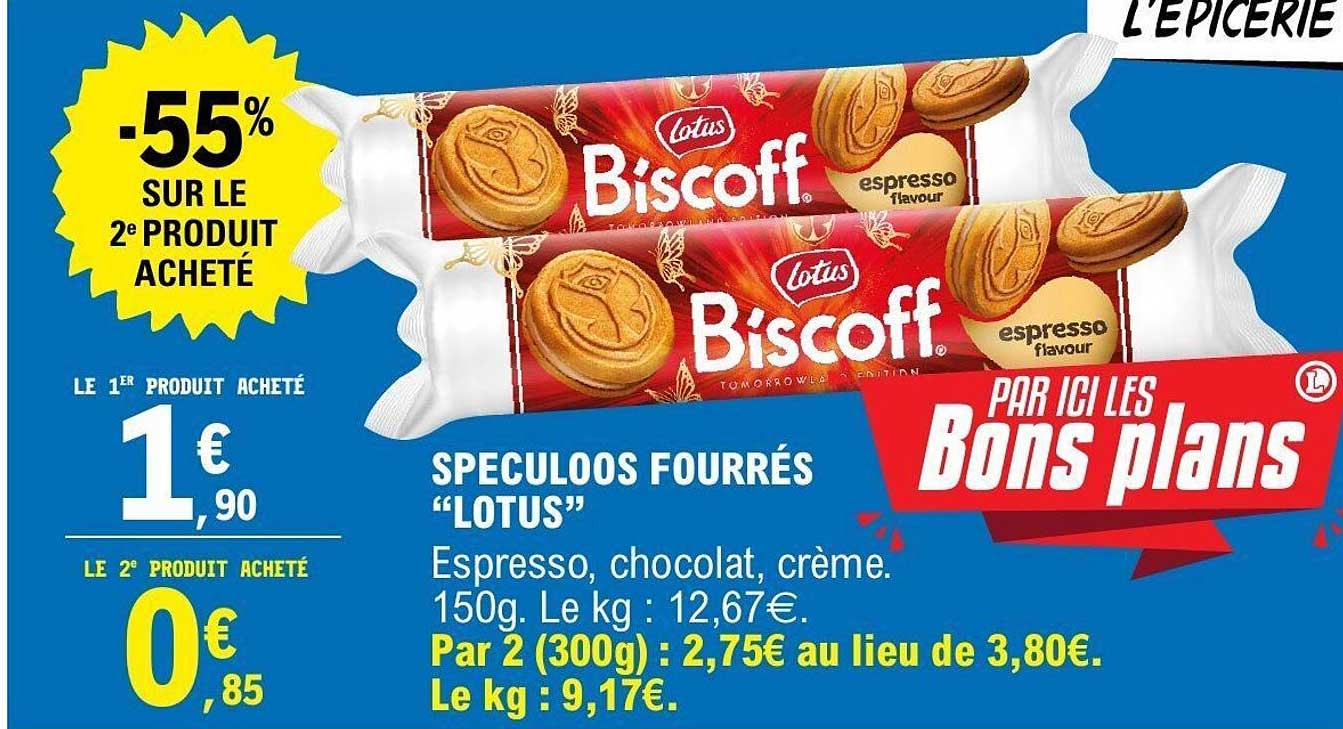 SPECULOOS FOURRÉS “LOTUS”