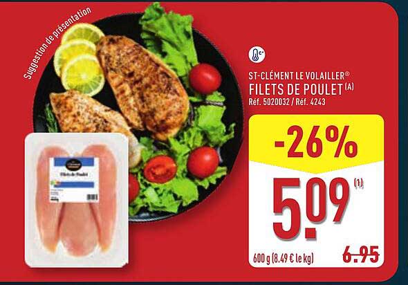 ST-CLÉMENT LE VOLAILLER® FILETS DE POULET (A)