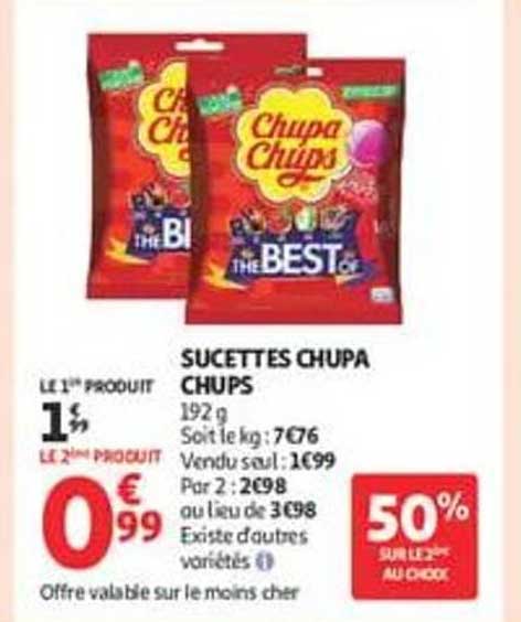 SUCETTES CHUPA CHUPS