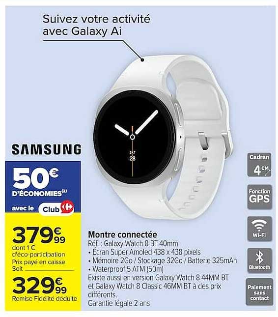 Suivez votre activité avec Galaxy Ai