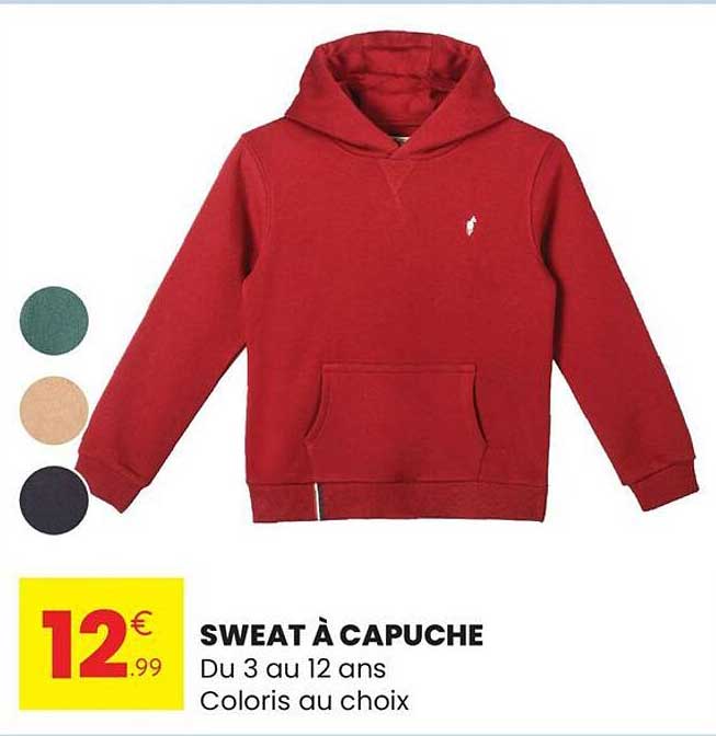 SWEAT À CAPUCHE