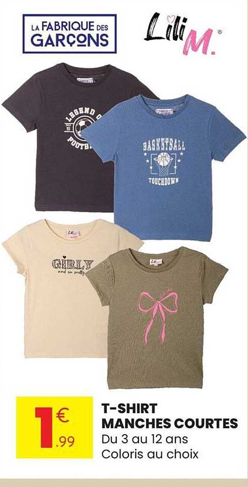 T-SHIRT MANCHES COURTES