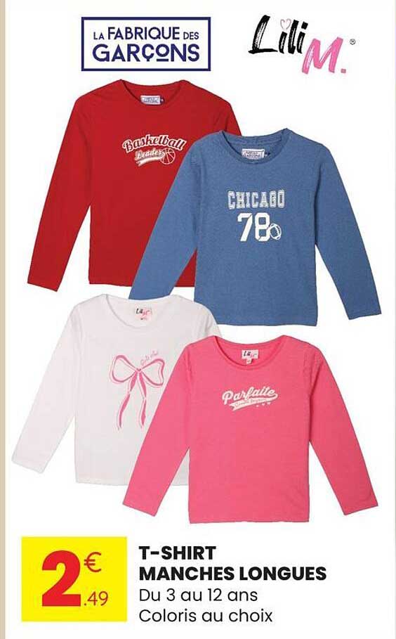 T-SHIRT MANCHES LONGUES