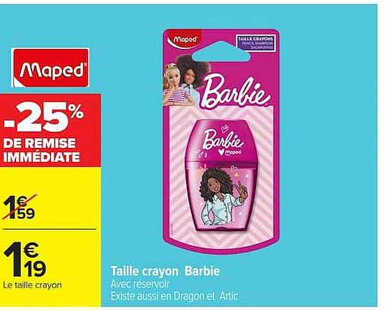 Taille crayon Barbie