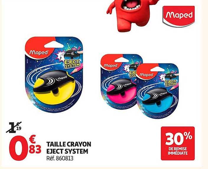 TAILLE CRAYON EJECT SYSTEM Réf. 860813