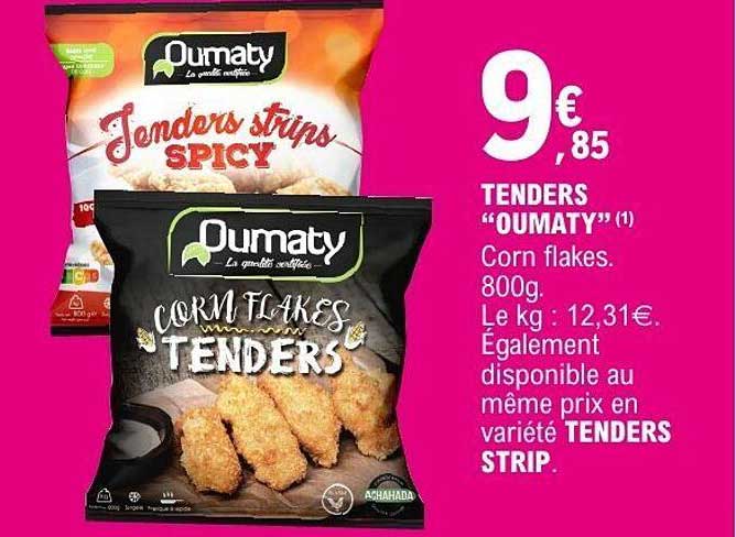 TENDERS “OUMATY” Corn flakes. 800g.